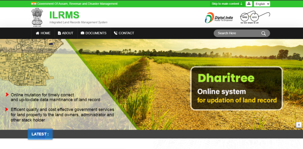 check Jamabandi online on the Dharitree portal