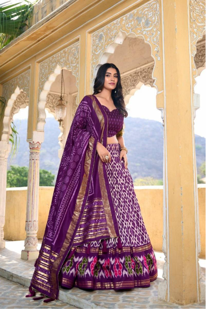 Lehenga Colors for Cool Undertones