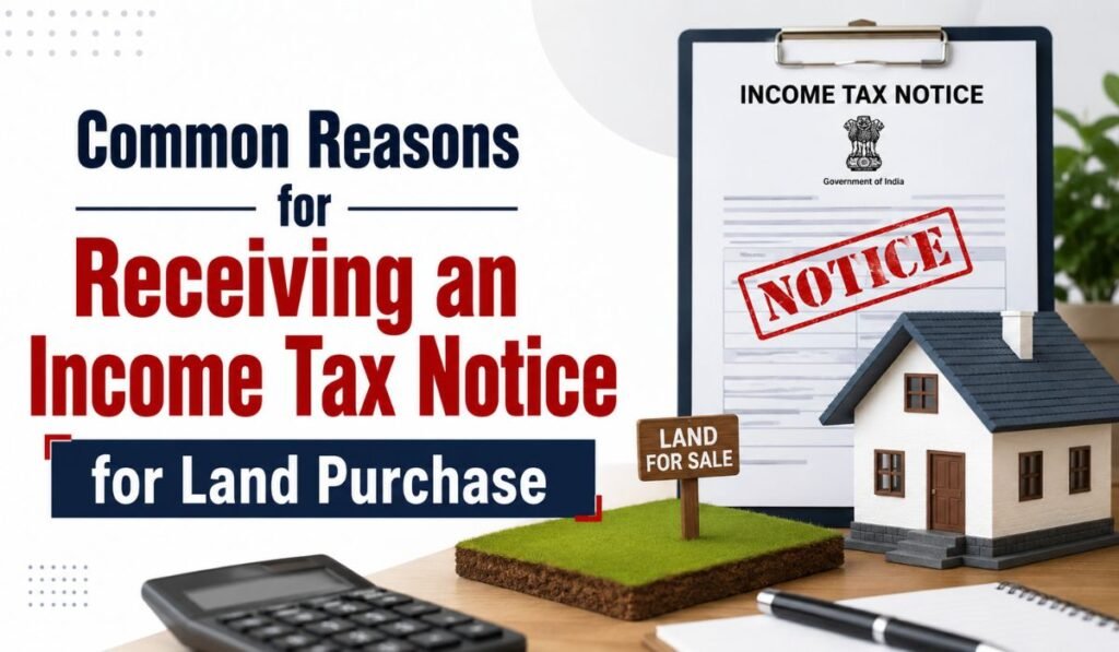 Common Reasons for Receiving an Income Tax Notice for Land Purchase