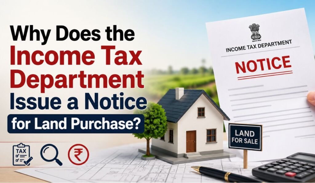 Why Does the Income Tax Department Issue a Notice for Land Purchase